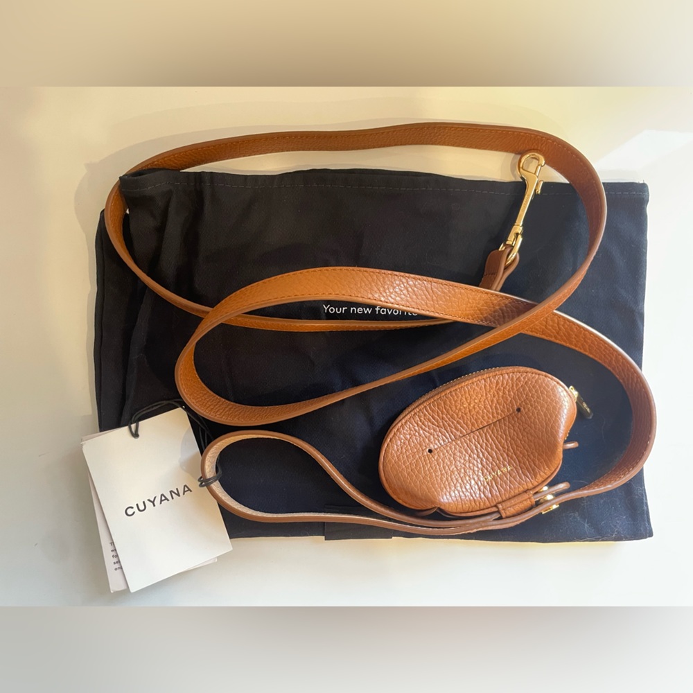 Dog Leash Set 100% Leather